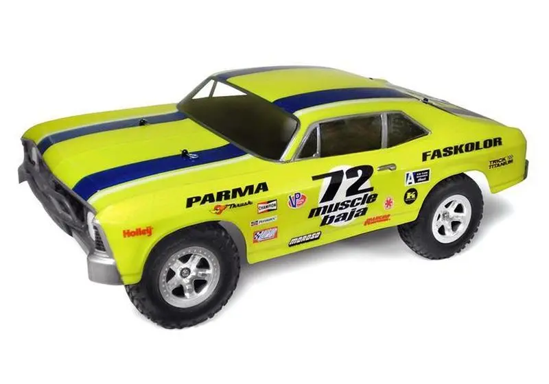 Parma '72 Muscle Baja 1/10 Scale Short Course Drag Clear Body, Par1246 1
