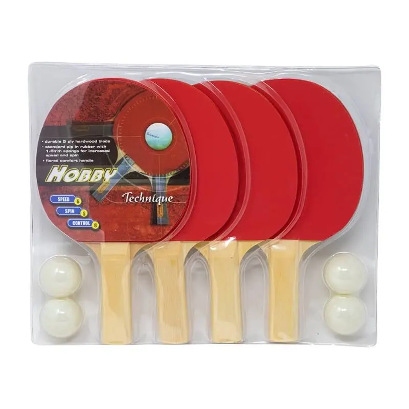 Ping Pong Deluxe Set For 4 Players 1