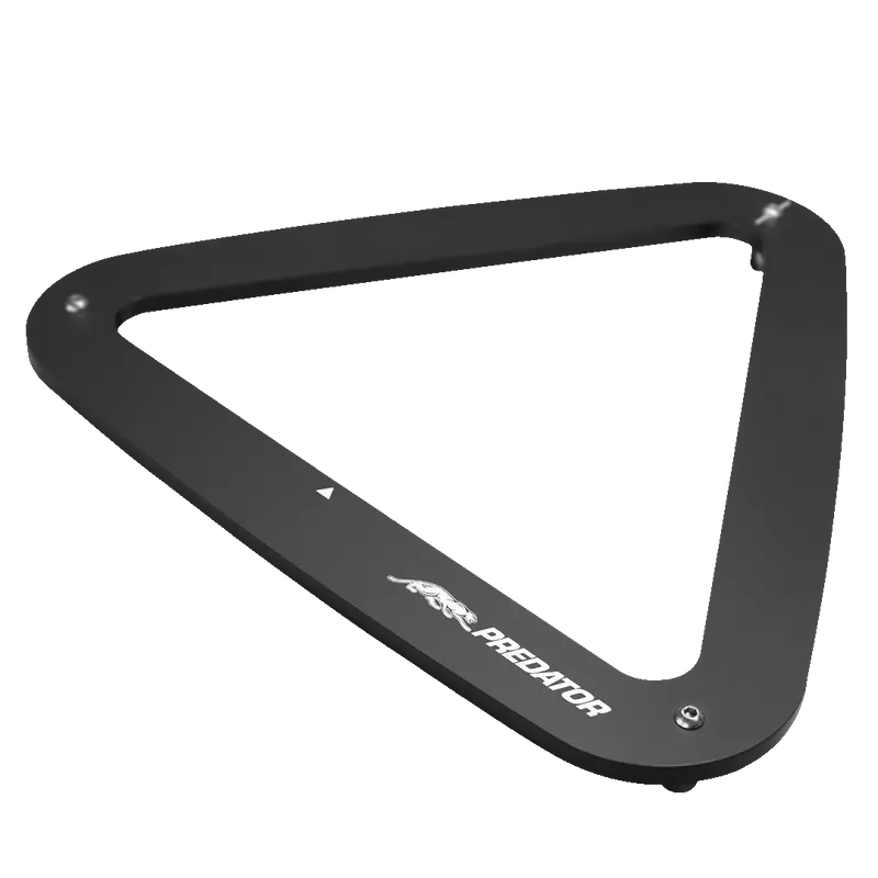 Plastic Triangle Black Predator 2 1/4" 1