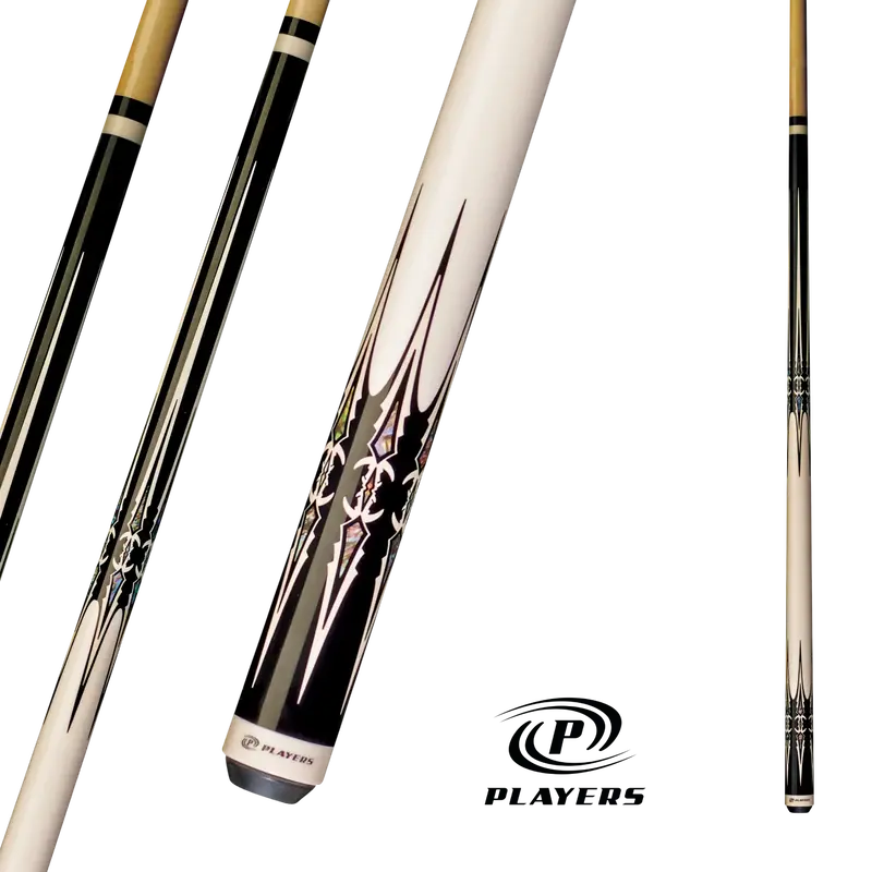 Players Pool Cue Black And White 19Oz 13Mm 1