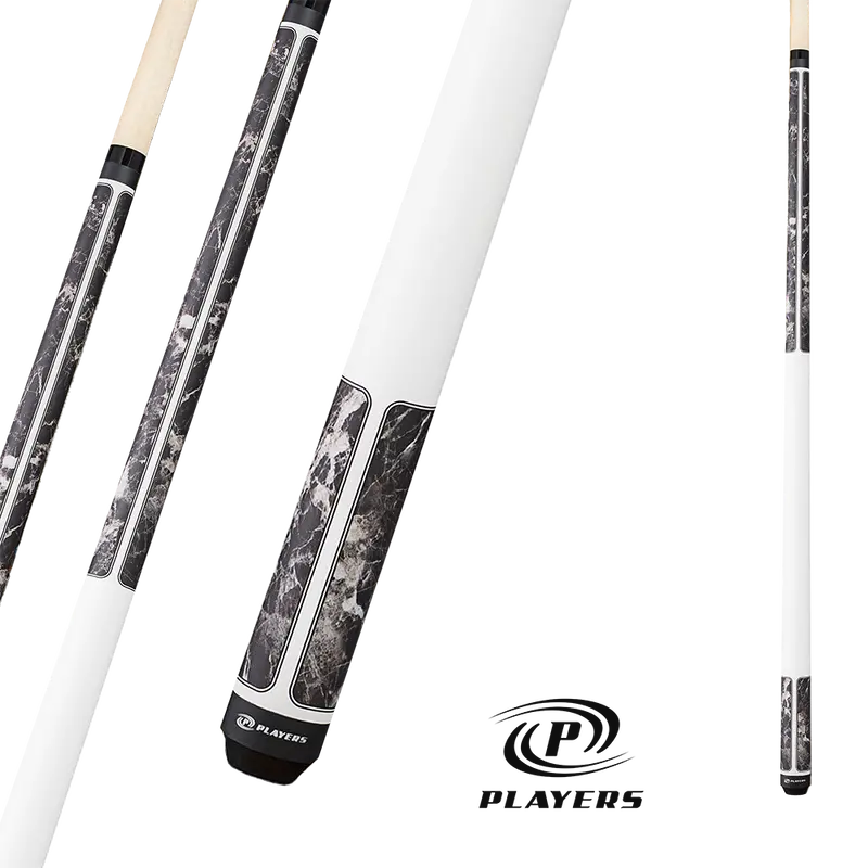 Players Pool Cue G4145 White And Grey 13Mm 19Oz 1
