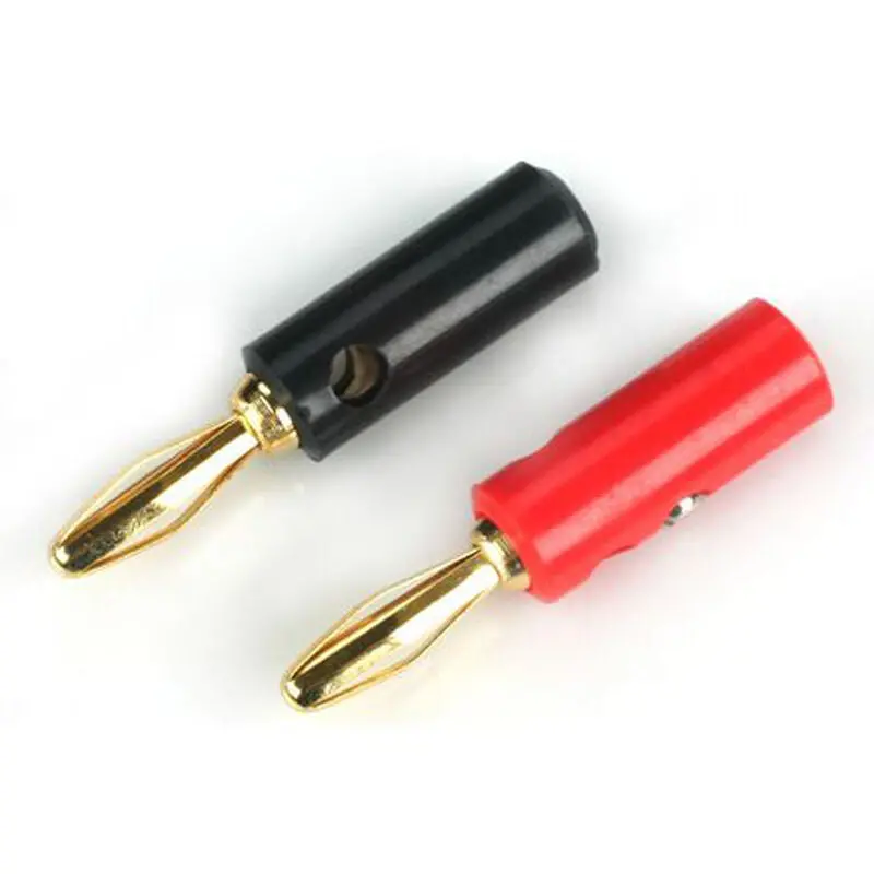 Plug: Gold Banana Set With Screws 1