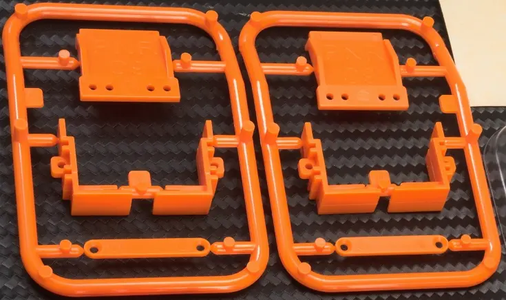 Pn Racing Body Mounting Kit Set Orange For Pnr Concept C9 Body 1