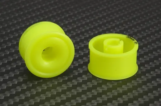Pn Racing Mini-Z 2Wd Machine Delrin Cut Yellow Formula 11X20mm Flanged Wheel R2 1