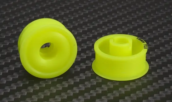 Pn Racing Mini-Z 2Wd Machine Delrin Cut Yellow Formula 8.5X19mm Flanged Wheel F25 1