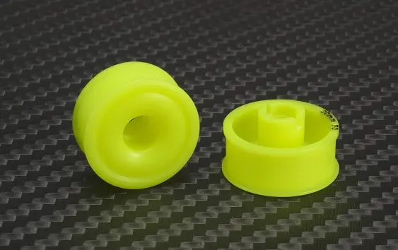 Pn Racing Mini-Z 2Wd Machine Delrin Cut Yellow Formula 8.5X20mm Flanged Wheel F3 1