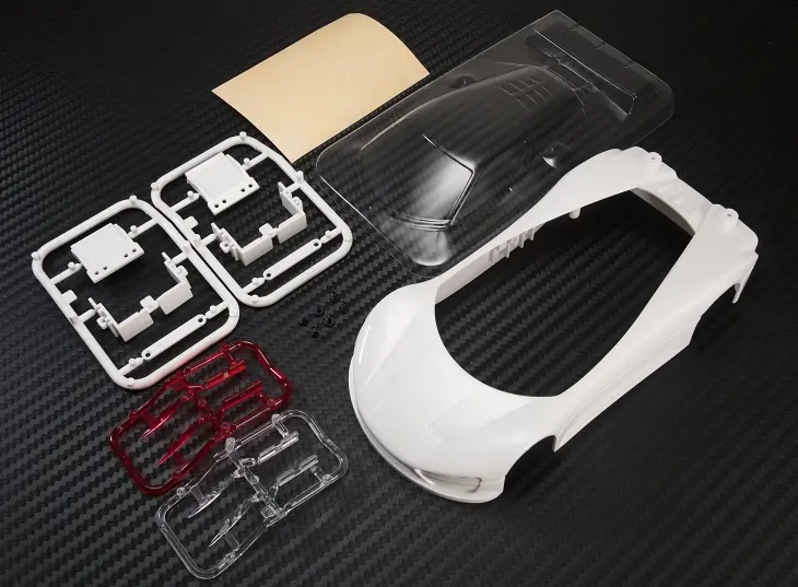 Pn Racing Mini-Z Concept C9 Abs Car Body Kit White 1