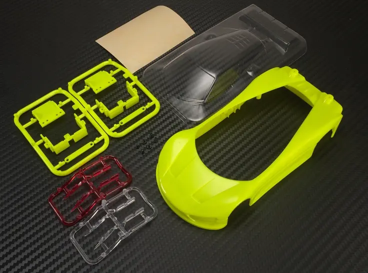 Pn Racing Mini-Z Concept C9 Abs Car Body Kit Yellow 1