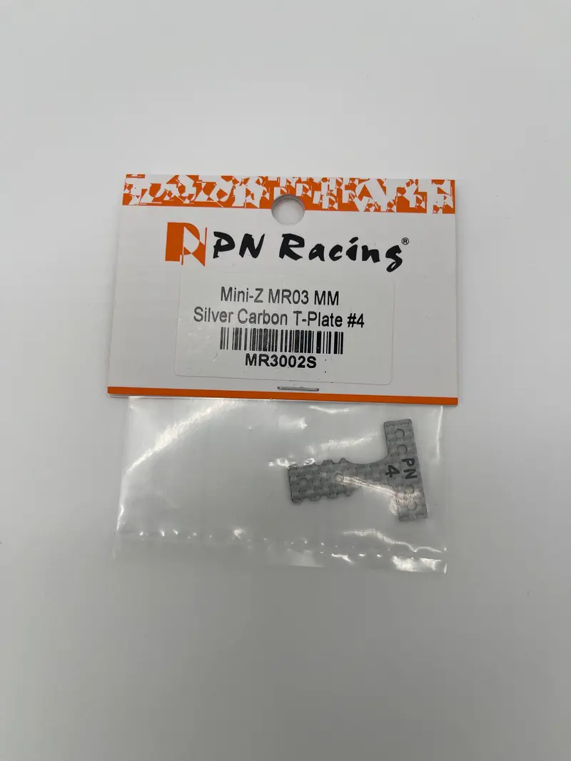 Pn Racing Mini-Z Mr03 Mm Silver Carbon T-Plate #4 1