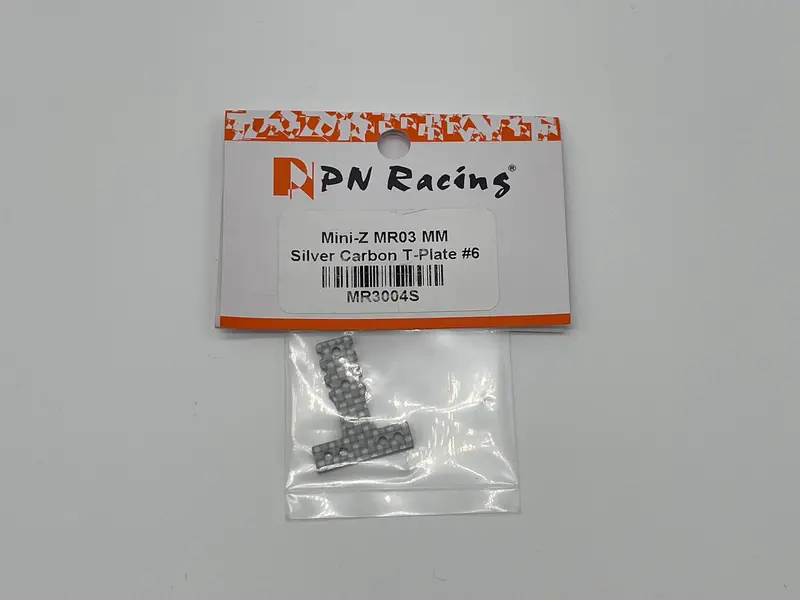 Pn Racing Mini-Z Mr03 Mm Silver Carbon T-Plate #6 1