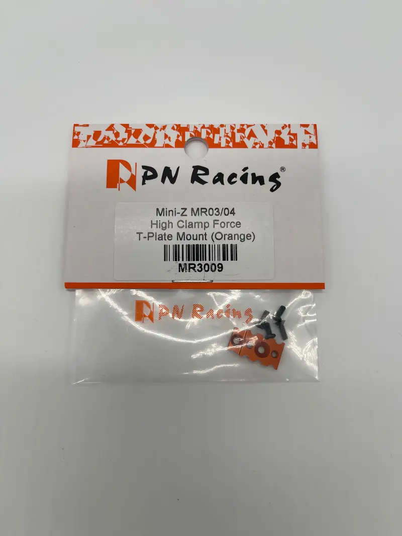 Pn Racing Mini-Z Mr03/Mr04 High Clamp Force T-Plate Mount (Orange) 1
