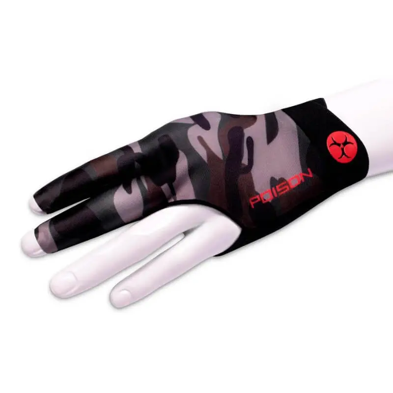 Poison Camo Green Left Hand Billiard Glove 1