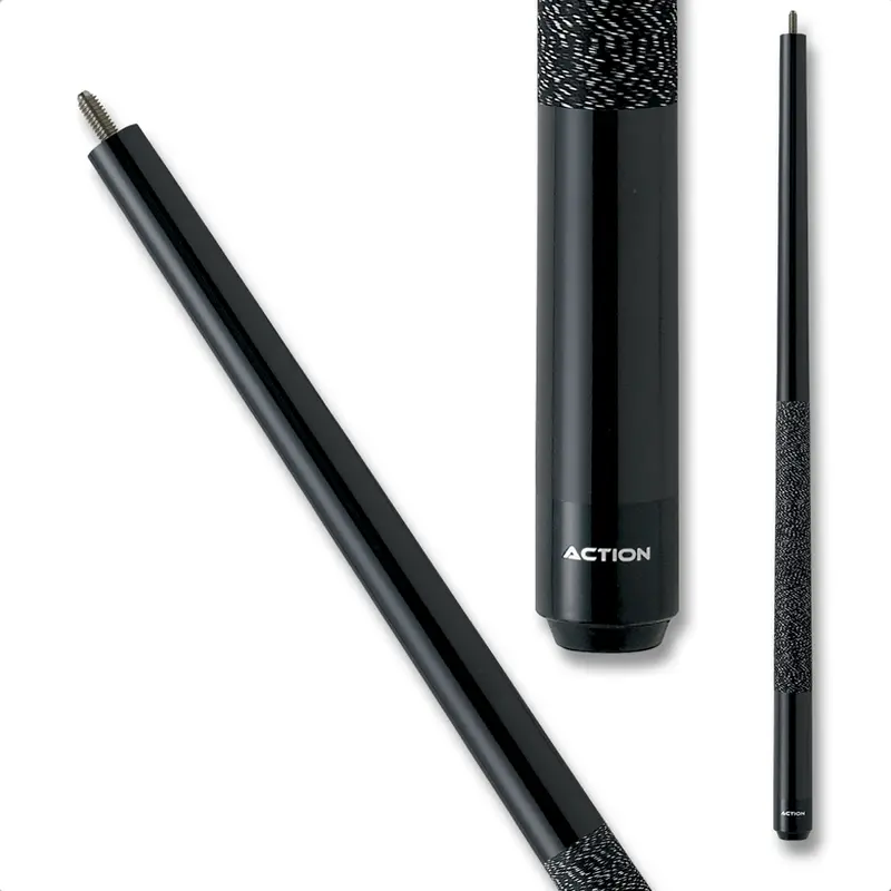 Pool Cue Action Kids Jr03 48" Black With Wrap 12Mm 17Oz 1