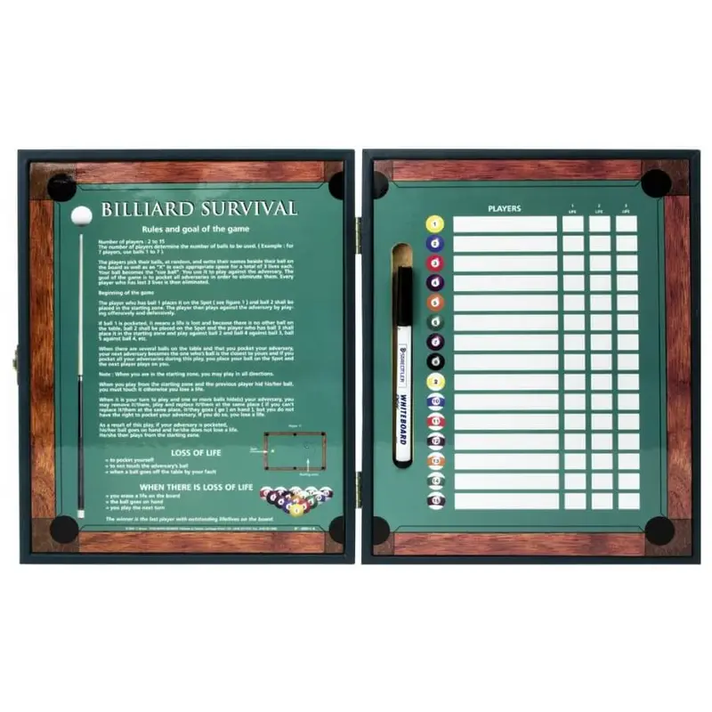 Portable Billiard Survival - Case - English Version 1