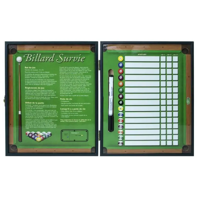 Portable Billiard Survival - Case - French Version 1