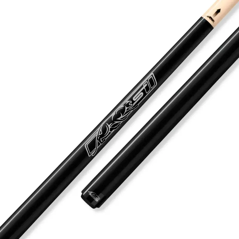 Predator 52" Black Shorty Sport Pool Cue - No Wrap 1