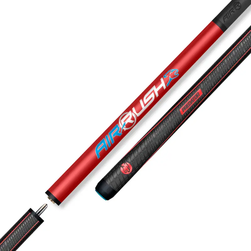 Predator Air Rush Red Jump Cue - Sport Wrap 1