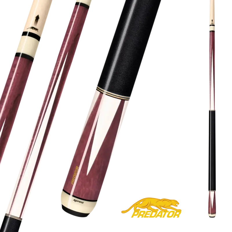 Predator Aspire 1-6 Pool Cue Purple 12.55Mm 19Oz 1