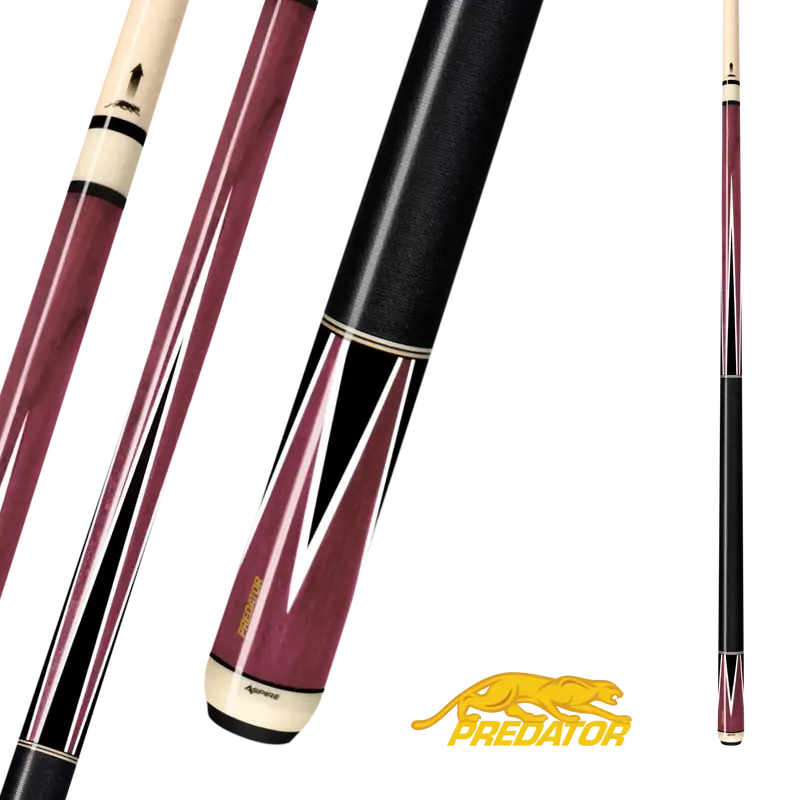 Predator Aspire 1-9 Pool Cue Purple 12.55Mm 19Oz 1