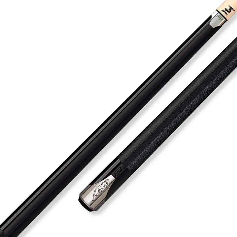 Predator Butt P3 Uni-Loc Metallic Black - Leather Wrap 19Oz (Shaft Not Included) 1