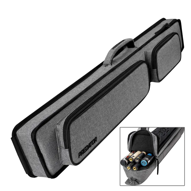 Predator "Metro" Gray Hard Cue Case 2B/4S 1