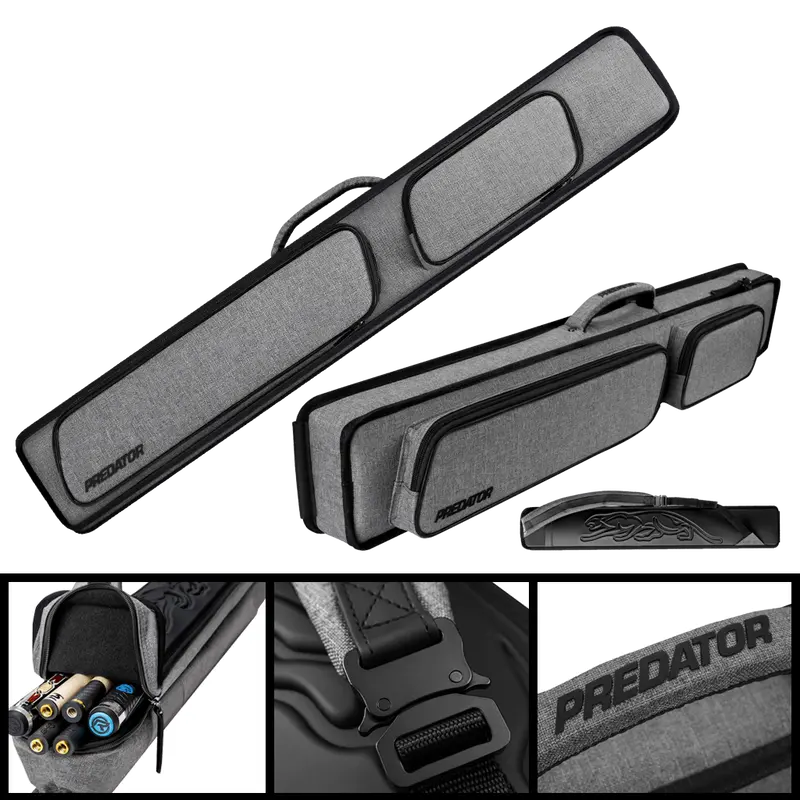 Predator "Metro" Gray Hard Cue Case 2B/4S 2