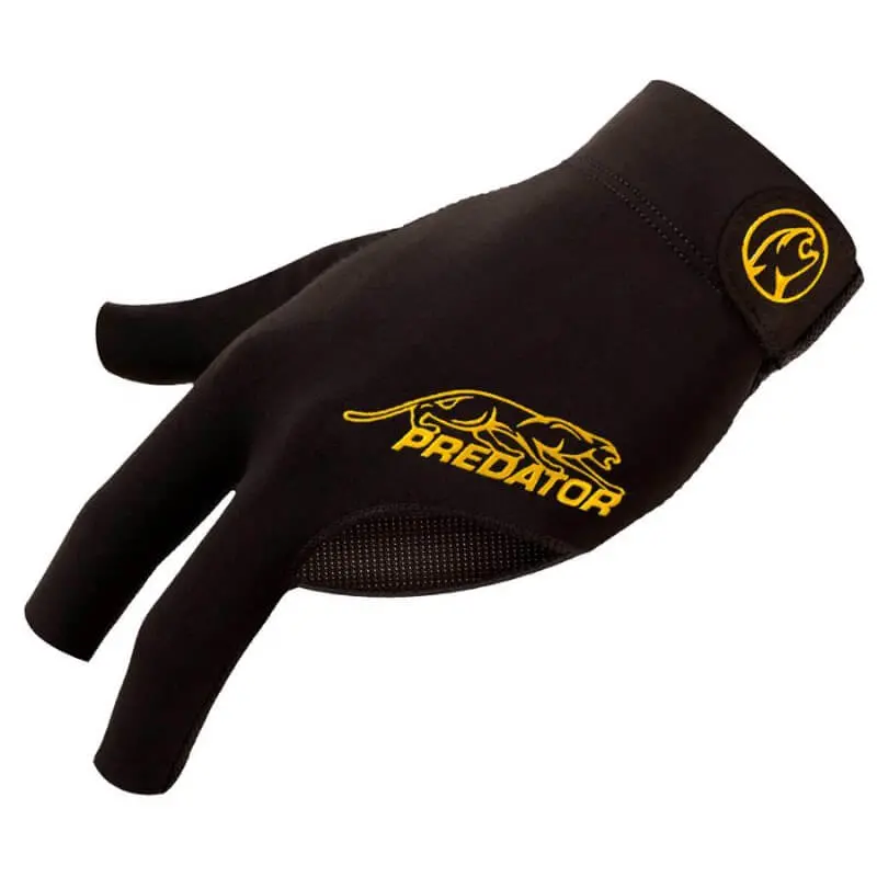Predator Second Skin Black/Yellow Billiard Glove 1