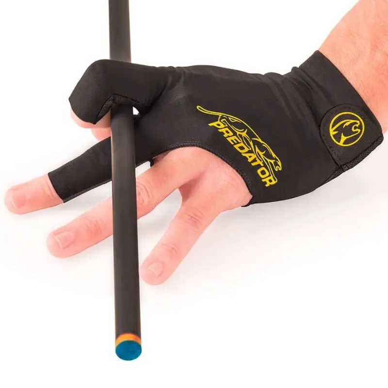 Predator Second Skin Black/Yellow Billiard Glove 2