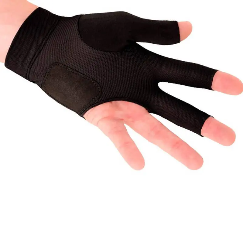 Predator Second Skin Black/Yellow Billiard Glove 4