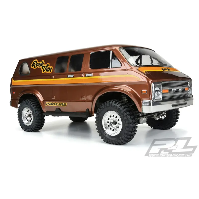 Pro-Line 70'S Rock Van Body, Clear, 12.3" Wheelbase, 3552-00 1