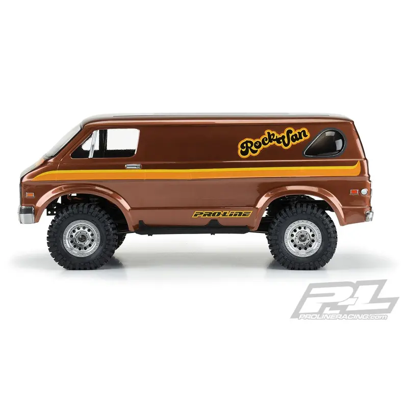 Pro-Line 70'S Rock Van Body, Clear, 12.3" Wheelbase, 3552-00 2