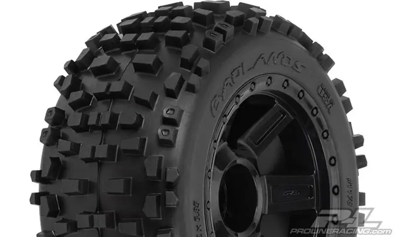 Pro-Line Badlands 3.8" All Terrain Tires & Wheels, 1178-11 1
