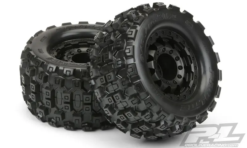 Pro-Line Badlands Mx287 Tires,  F-11 2.8" Wheels, 10125-18 1