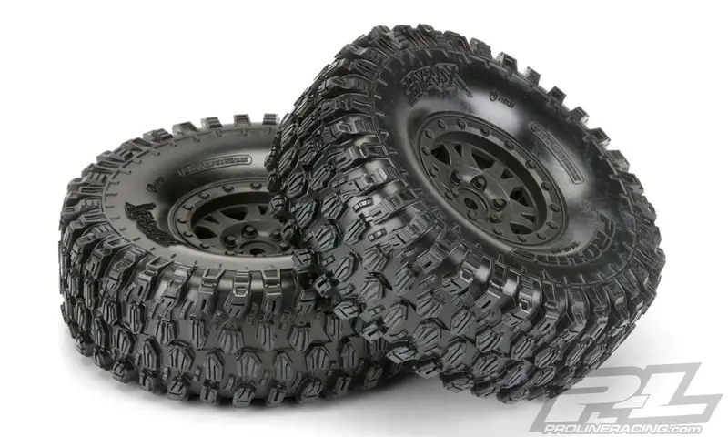 Pro-Line Hyrax G8 Crawler Tires, Impulse Bead-Loc Wheels, 10128-03 1