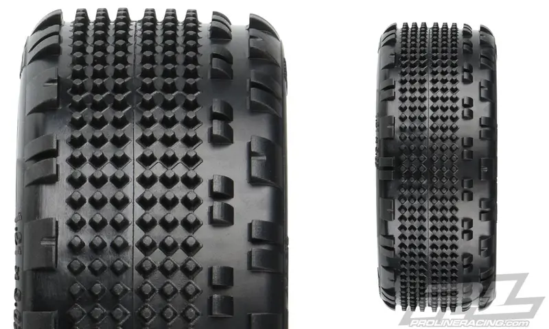 Pro-Line Prism 2.2" 4Wd Z3 Medium Carpet Buggy Tires, Front, 8284-103 1