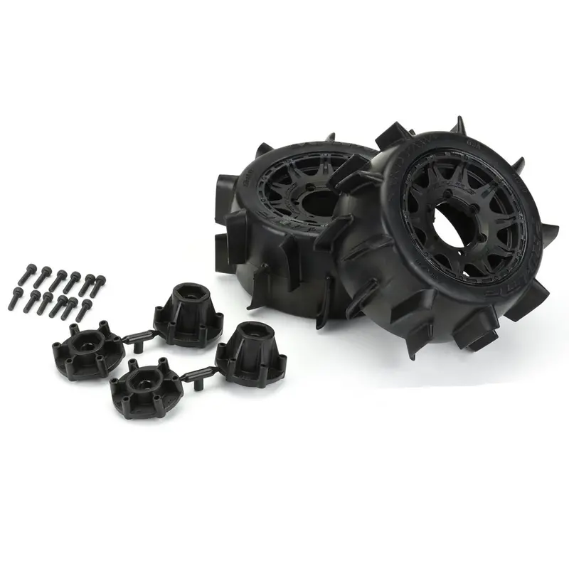 Pro-Line Sand Paw Lp 2.8" Tires, Raid Black Wheels, 6X30, 10160-10 1