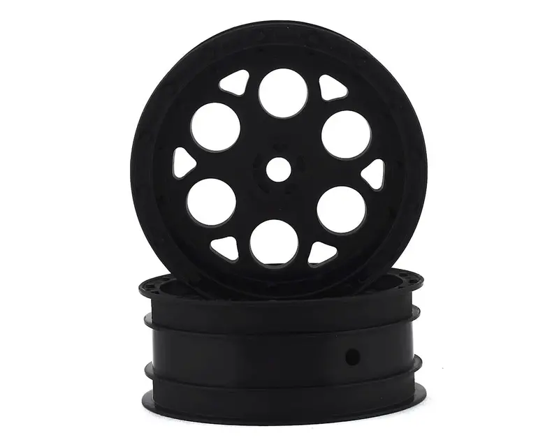 Pro-Line Showtime 2.2" Sprint Car 12Mm Hex Front Black Wheels For Dirt Oval, Pro278203 1