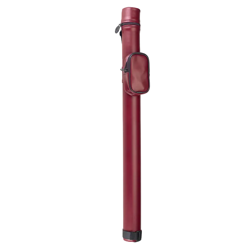 Pro Series Leatherette 1B 2S Hard Cue Case  Burgundy 1