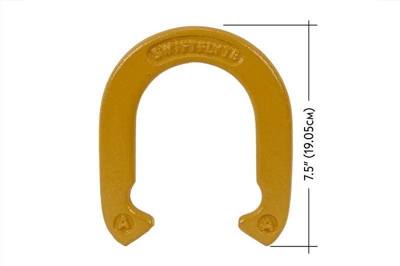 Professionnal  Horseshoe Set Of 4 - Chrome/Brass And Carrying Case 1