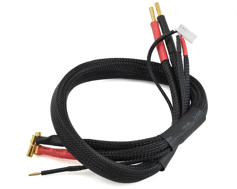 Protek Rc 2S High Current Charge/Balance Adapter (4Mm To 5Mm Solid Bullets) (10Awg Wire) (24") Ptk-5342 1