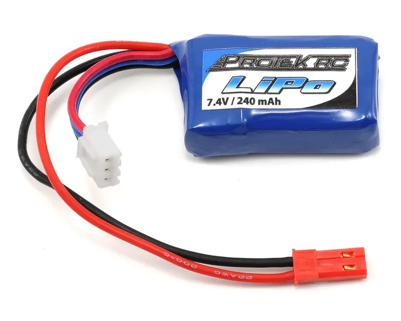 Protek Rc 2S High Power 30C Micro Lipo Battery (7.4V/240Mah) W/Jst Connector, Ptk-5185 1