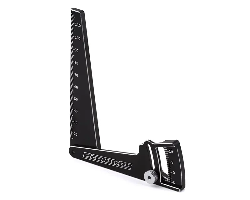Protek Rc Aluminum Camber Gauge (117Mm Tall), Ptk-7613 1