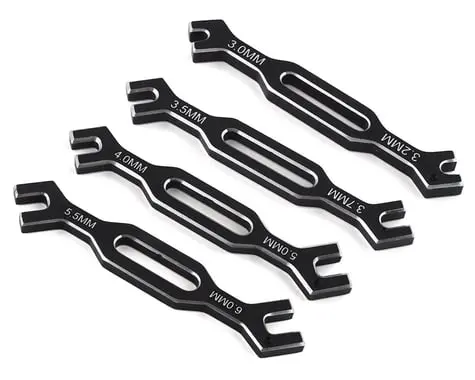 Protek Rc Aluminum Turnbuckle Wrench Set (3, 3.2, 3.5, 3.7, 4, 5, 5.5 & 6Mm) Ptk-2034 1