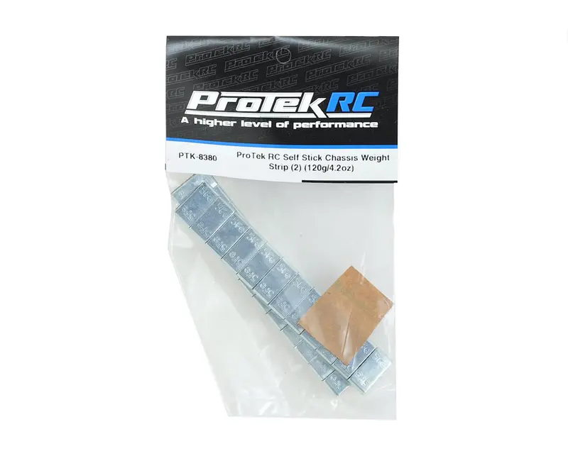 Protek Rc Self Stick Chassis Weight Strip (2) (120G/4.2Oz) Ptk-8380 1