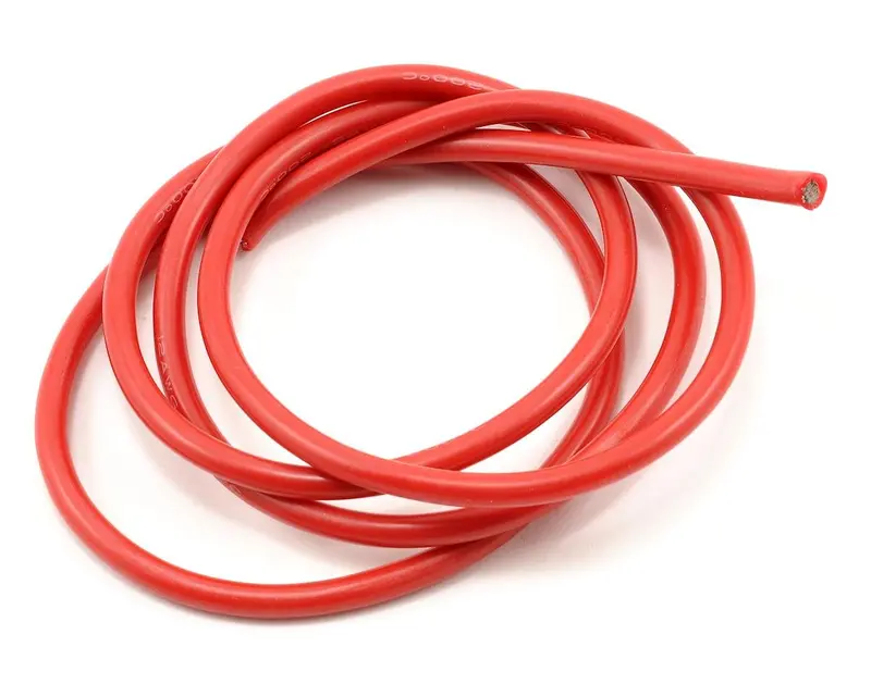 Protek Rc Silicone Hookup Wire (Red) (1 Meter) (12Awg), Ptk-5600 1