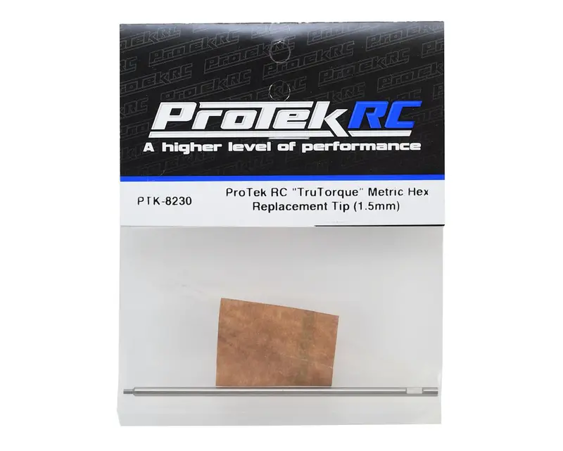 Protek Rc "Trutorque" Hss Steel Metric Hex Replacement Tip (1.5Mm) Ptk-8230 1