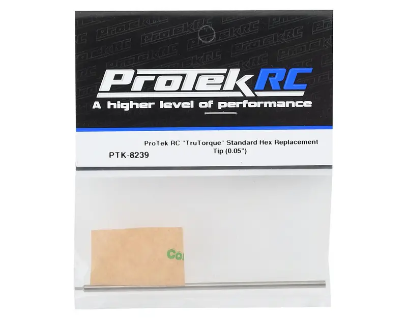 Protek Rc "Trutorque" Hss Steel Standard Hex Replacement Tip (0.05") Ptk-8239 1