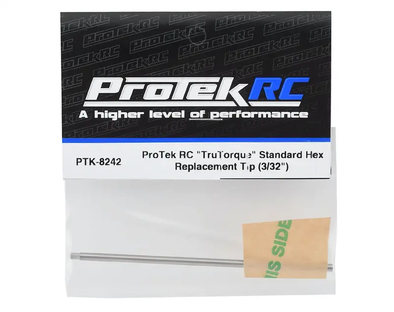 Protek Rc "Trutorque" Hss Steel Standard Hex Replacement Tip (3/32") Ptk-8242 1