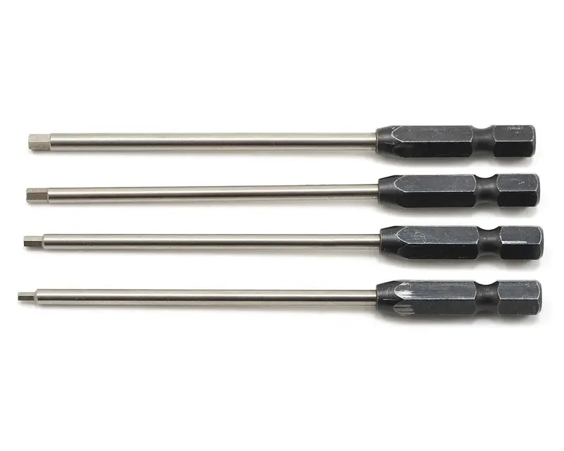 Protek Rc "Trutorque" Metric 1/4" Power Drill Hex Tip Set (4) (1.5, 2.0, 2.5, 3.0Mm), Ptk-8243 1