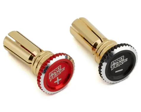 Protek Rc Twist Lock Adjustable Bullet Plug Grips W/5Mm Bullets 1